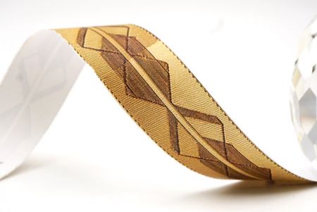 Rustikal Tribal Geometrisch Jacquardband_AI-KN